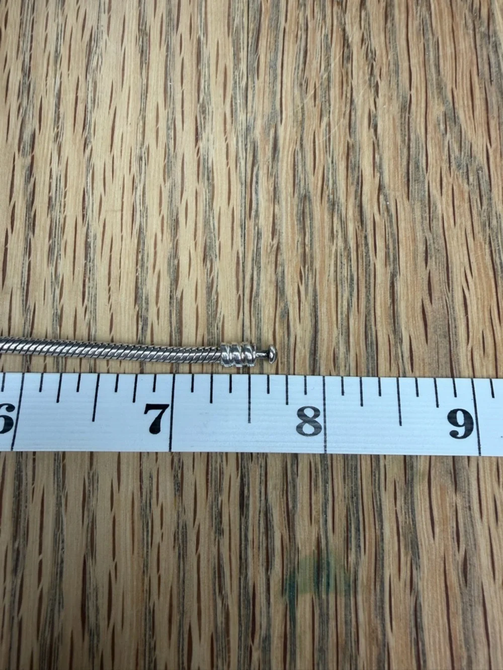 Pandora Moments Silver Snake Chain Bracelet 7.5 - Picture 2 of 2